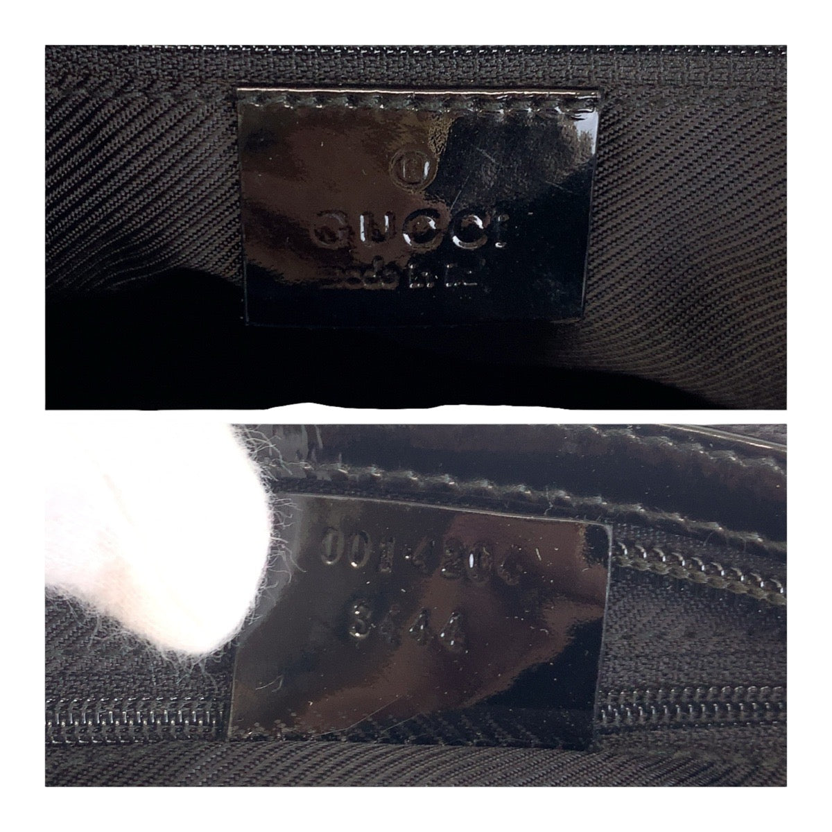 GUCCI Shoulder Bag GG canvas black Shoulder Bag Hobo Women Used Authentic