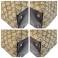 GUCCI Tote Bag 131220 GG Supreme canvas, leather Brown Tote Bag Women Used Authentic