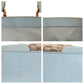 GUCCI Tote Bag 154375 GG canvas, leather Beige light blue Tote Bag handbag Women Used Authentic