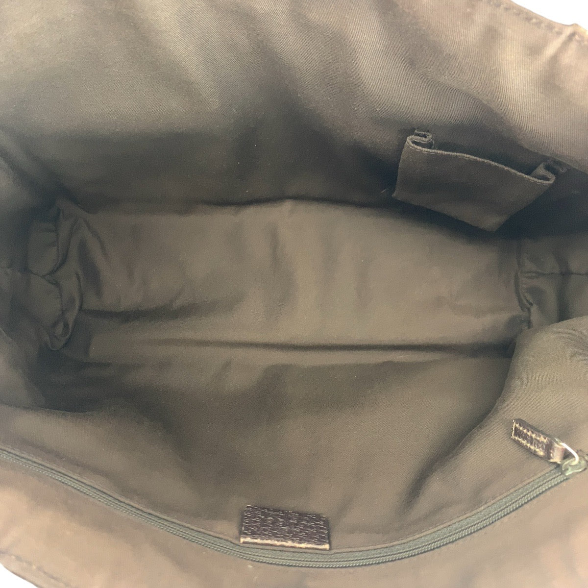 GUCCI Tote Bag 146247 GG canvas, leather Brown beige Tote Bag Shoulder Bag Abbey Women Used Authentic