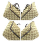 GUCCI Tote Bag 146247 GG canvas, leather Brown beige Tote Bag Shoulder Bag Abbey Women Used Authentic