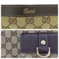 GUCCI Tote Bag 146247 GG canvas, leather Brown beige Tote Bag Shoulder Bag Abbey Women Used Authentic