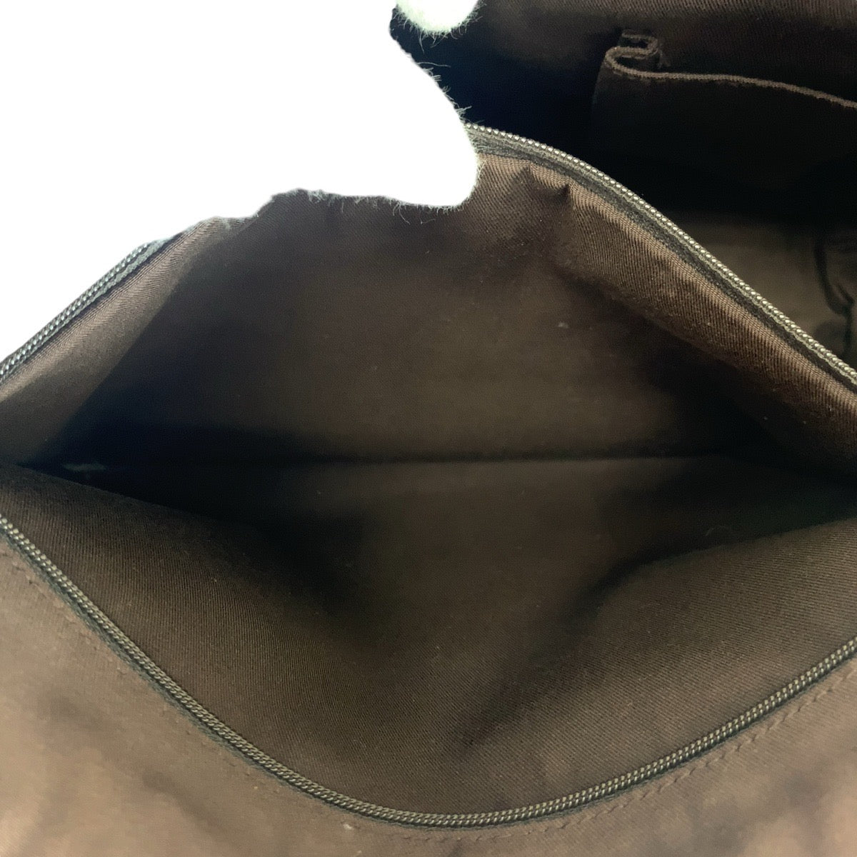 GUCCI Tote Bag 146247 GG canvas, leather Brown beige Tote Bag Shoulder Bag Abbey Women Used Authentic