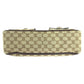GUCCI Tote Bag 146247 GG canvas, leather Brown beige Tote Bag Shoulder Bag Abbey Women Used Authentic