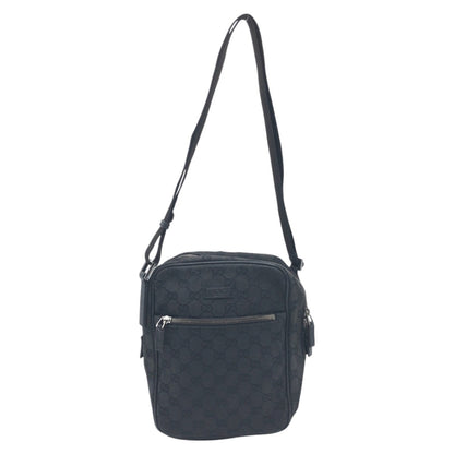 GUCCI Shoulder Bag 03136 GG canvas Black black GG pattern