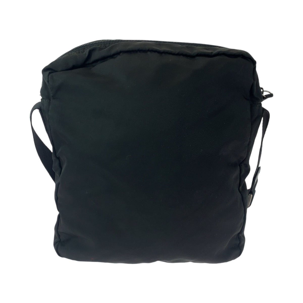 PRADA Shoulder Bag Nylon black Shoulder Bag pochette Test Triangle With logo Women Used Authentic