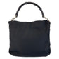 GUCCI Handbag 001 1638 Nylon, Bamboo black Handbag Bamboo Women Used Authentic