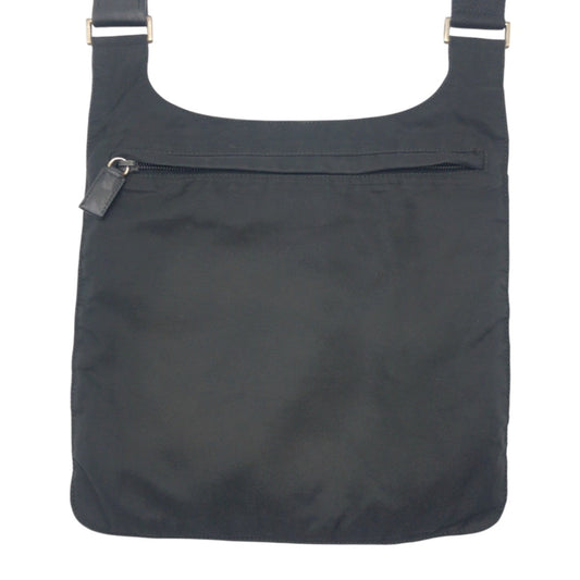 PRADA Shoulder Bag Nylon Black black Shoulder Bag Sacoche Unisex Test Triangular logo mens Used Authentic