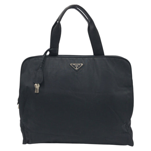PRADA Business bag Nylon Black black Business bags, handbags, unisex Test Triangular logo mens Used Authentic