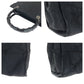 GUCCI Tote Bag 002 1015 GG canvas Black Silver Metal Tote Bag handbag Bamboo Women Used Authentic