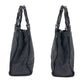 GUCCI Tote Bag 002 1015 GG canvas Black Silver Metal Tote Bag handbag Bamboo Women Used Authentic