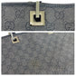 GUCCI Tote Bag 31243 GG canvas, leather BlackSilverMetal Tote Bag Shoulder Bag Women Used Authentic