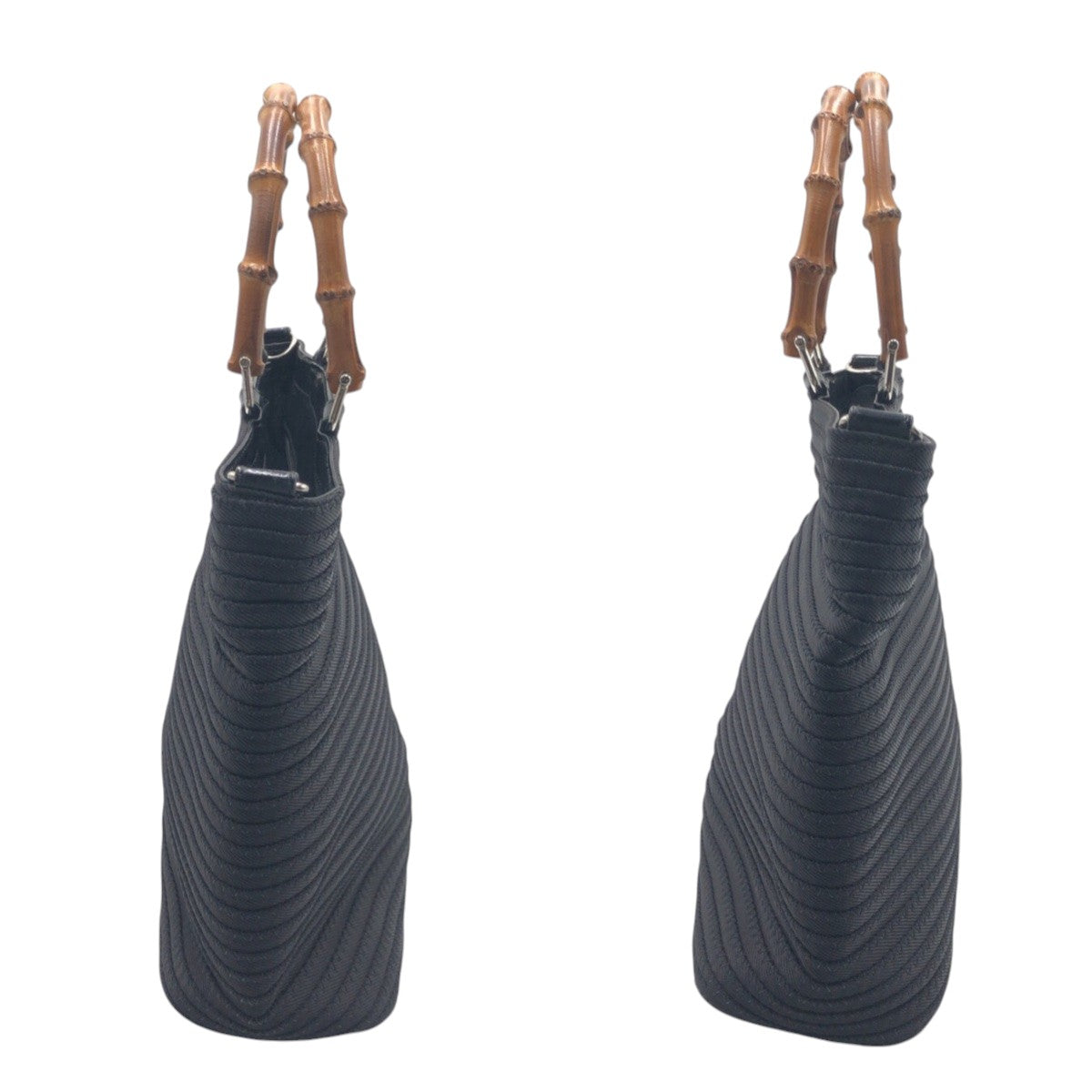 GUCCI Handbag 000 1998 polyester black Bamboo