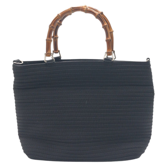GUCCI Handbag 000 1998 polyester black Bamboo