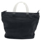 PRADA Handbag Nylon Black black Handbag Tote Bag Test Triangular logo Women Used Authentic