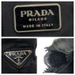 PRADA Handbag Nylon Black black Handbag Tote Bag Test Triangular logo Women Used Authentic