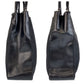 PRADA Tote Bag Nylon BlackSilverMetal Tote Bag Shoulder Bag Test Triangle With logo Women Used Authentic