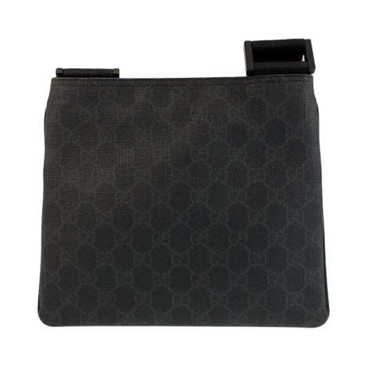 GUCCI Shoulder Bag 162905 GG Supreme Canvas black Crossbody Shoulder Bag Unisex Women Used Authentic