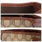 GUCCI Tote Bag 189896 GG Supreme canvas, leather Brown Gold Metal Tote Bag Shoulder Bag Women Used Authentic