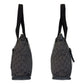 GUCCI Tote Bag 28893 GG canvas, leather black Tote Bag Shoulder Bag Women Used Authentic