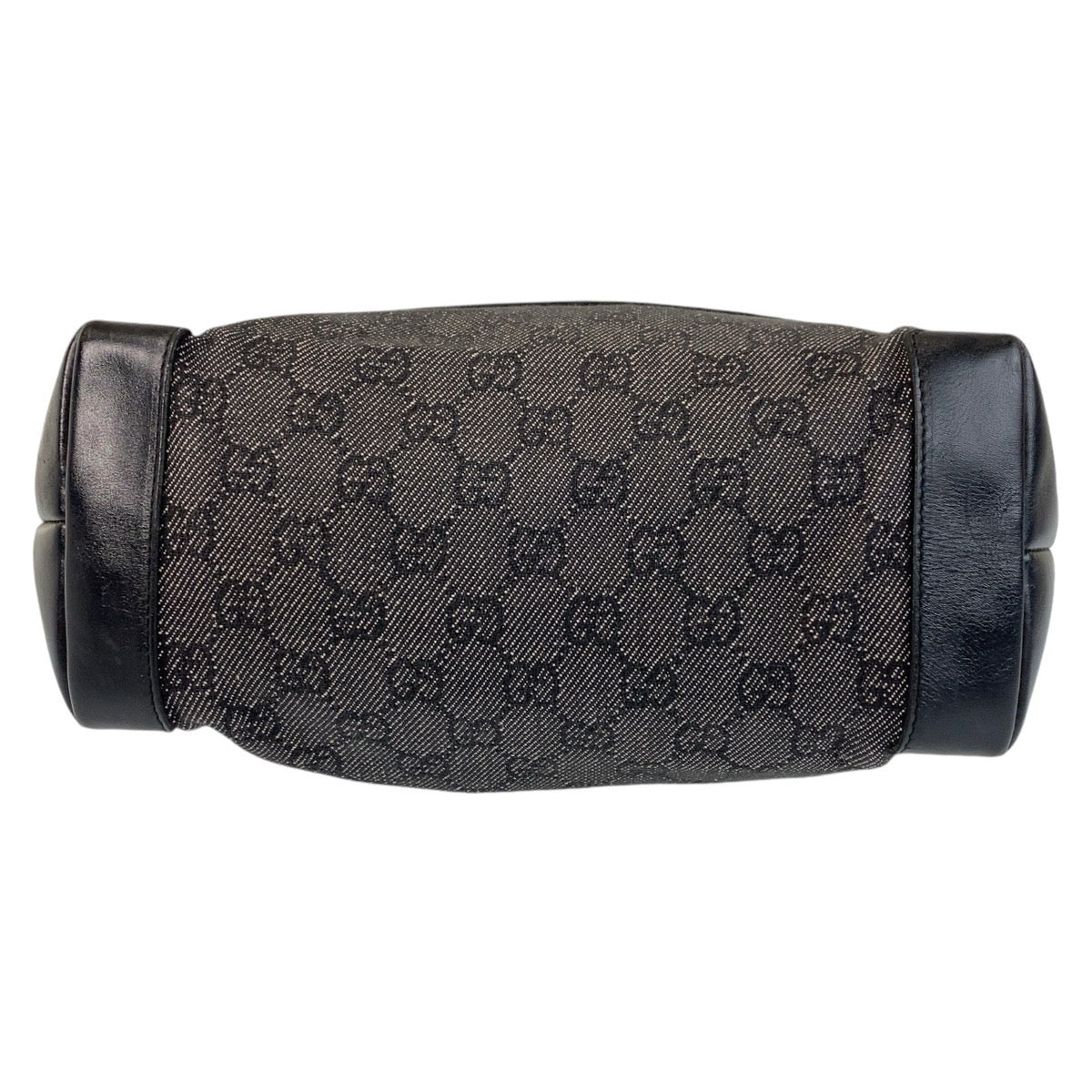 GUCCI Tote Bag 28893 GG canvas, leather black Tote Bag Shoulder Bag Women Used Authentic