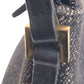GUCCI Handbag 7198 GG canvas, leather Black GoldMetal Handbag accessory pouch Women Used Authentic