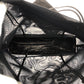 PRADA Tote Bag Fabric, Leather BlackSilverMetal Tote Bag Shoulder Bag Mesh pouch included Women Used Authentic