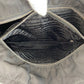 PRADA Tote Bag Nylon BlackSilverMetal Tote Bag Shoulder Bag Test Triangle With logo Women Used Authentic