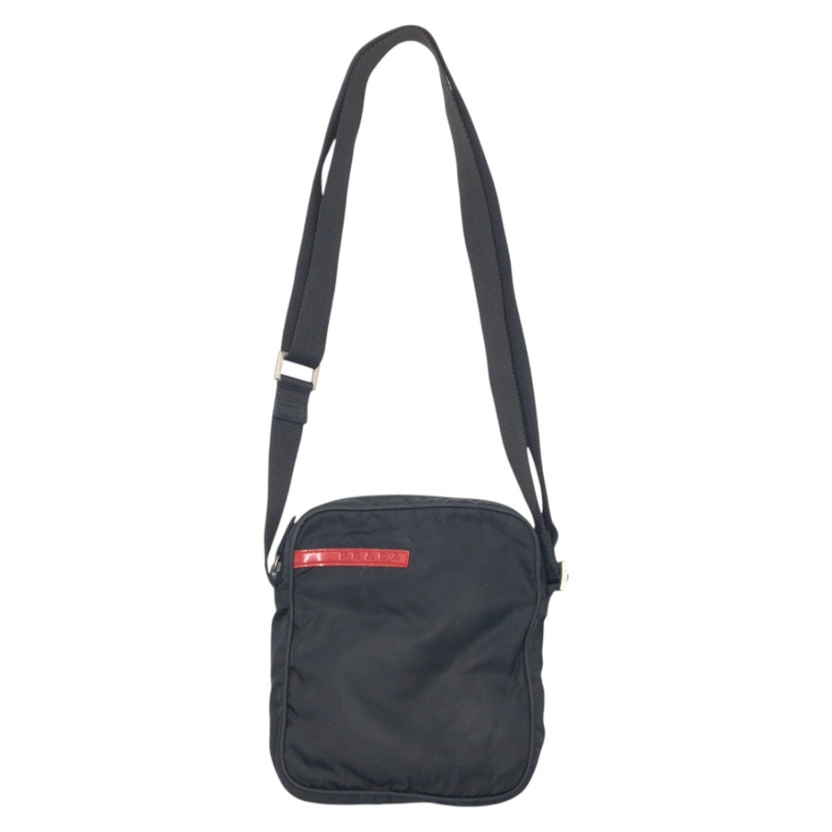 PRADA Shoulder Bag B8674 Nylon Black black Shoulder Bag Pochette Unisex PRADA Sports mens Used Authentic