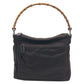 GUCCI Handbag 000 0509 polyester Brown Handbag Shoulder Bag 2WAY Bamboo Women Used Authentic