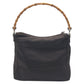 GUCCI Handbag 000 0509 polyester Brown Handbag Shoulder Bag 2WAY Bamboo Women Used Authentic