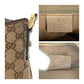 GUCCI Shoulder Bag GG canvas, leather Beige Brown Gold Metal Crossbody Shoulder Bag Pochette Abbey Women Used Authentic