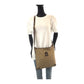 GUCCI Shoulder Bag GG canvas, leather Beige Brown Gold Metal Crossbody Shoulder Bag Pochette Abbey Women Used Authentic