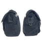 PRADA Shoulder Bag Nylon Black SilverMetal Shoulder Bag pochette Test Triangle With logo Women Used Authentic