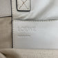 LOEWE Tote Bag leather White black Tote Bag Shoulder Bag anagram Logo Design Bar Tikal Fringe Women Used Authentic