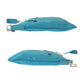 PRADA Shoulder Bag Nylon Light Blue Emerald SilverMetal Shoulder Bag pochette Test Triangle With logo Women Used Authentic