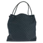 GUCCI Tote Bag 101268 GG canvas, leather BlackSilverMetal Tote Bag Shoulder Bag Unisex Women Used Authentic