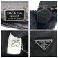 PRADA Tote Bag Nylon Black black Tote Bag Shoulder Bag Handbag Test Triangular logo Women Used Authentic