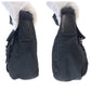 PRADA Shoulder Bag Nylon, Leather Black SilverMetal Shoulder Bag pochette Test Triangle With logo Women Used Authentic