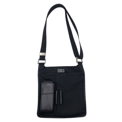 GUCCI Shoulder Bag 0190350 Nylon Black black Shoulder Bag Messenger Bag Unisex Women Used Authentic
