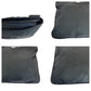 PRADA Shoulder Bag Nylon Black SilverMetal Shoulder Bag pochette Test Triangle With logo Women Used Authentic