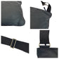 PRADA Shoulder Bag Nylon Black SilverMetal Shoulder Bag pochette Test Triangle With logo Women Used Authentic