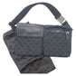 GUCCI Shoulder Bag 28566 GG canvas Black black Shoulder Bag Sling bag Bum bag Unisex GG pattern Women Used Authentic