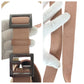 FENDI Shoulder Bag Canvas, Leather Beige Pink SilverMetal Shoulder Bag pochette Zucchino Women Used Authentic