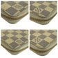 LOUIS VUITTON Long Wallet Purse N60019 PVC Ivory Long wallet Damier Azur Zippy wallet Women Used Authentic