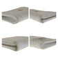CHANEL Coin case Caviar skin White GoldMetal Coin case fragment case Matrasse COCO Mark Women Used Authentic