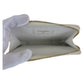 CHANEL Coin case Caviar skin White GoldMetal Coin case fragment case Matrasse COCO Mark Women Used Authentic