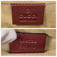 GUCCI Shoulder Bag 309538 leather Metallic Pink GoldMetal Crossbody Shoulder Bag Pochette Micro Guccisima Women Used Authentic