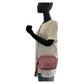 GUCCI Shoulder Bag 309538 leather Metallic Pink GoldMetal Crossbody Shoulder Bag Pochette Micro Guccisima Women Used Authentic