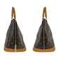 LOUIS VUITTON Handbag M51130 PVC, Leather Brown Gold Metal Handbag Monogram Alma PM Women Used Authentic